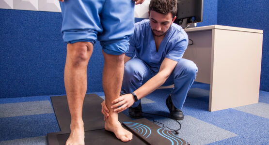 A podiatric doctor at an affordable Los Angeles clinic.