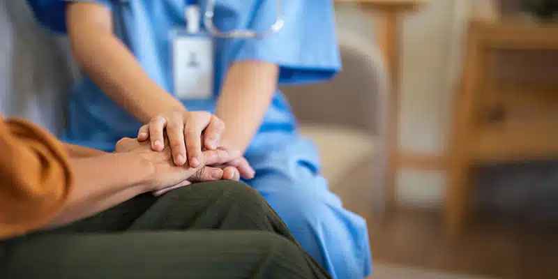 Nurse,And,Doctor,With,Senior,Patient,,Empathy,And,Trust,For